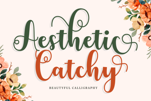 Aesthetic Catchy: A Script Font for Modern Web Design
