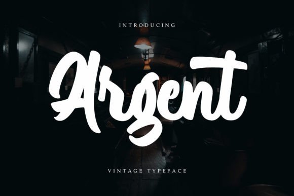 Argent: A Refined Script Font for Editorial Elegance