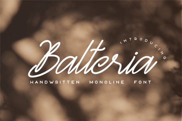 Balteria Sulbarline: A Modern Typeface for Editorial Design