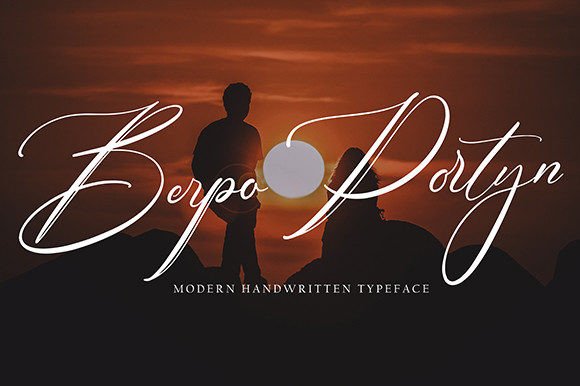 Berpo Portyn: The Handwritten Font That Elevates Small Business Branding