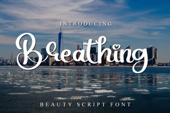 Breathing Font: A Fresh Typeface for Small Business Branding
