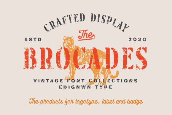 Brocades Font Review: A Vintage Display for Modern Campaigns