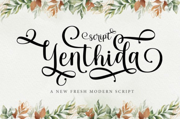 Elevate Your Brand with the Yenthida Script Font