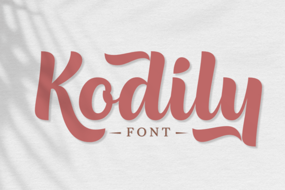 Kodily Font Review: A Bold Script for Web Headers