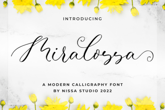 Miralossa: The Elegant Script Font for Polished Branding