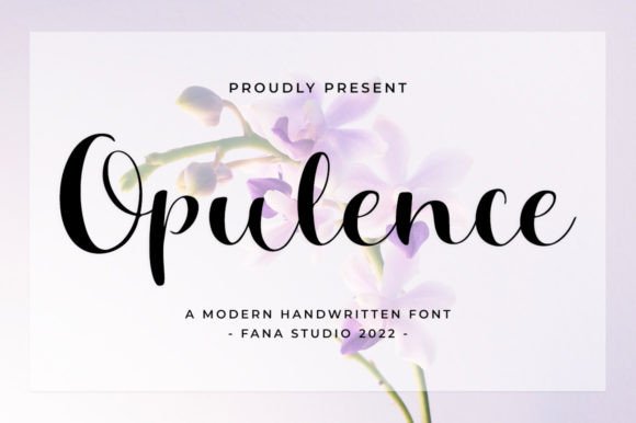 Opulence Font: Elevating Campaign Visuals with Style