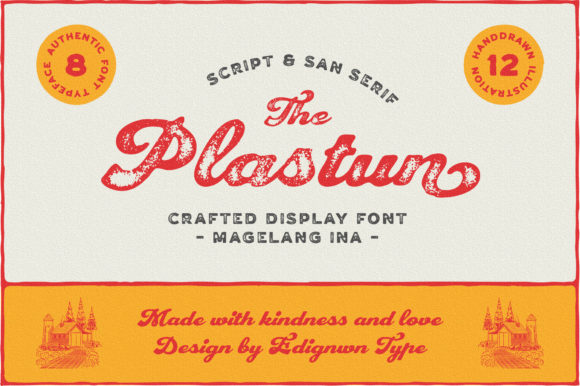 Plastun: A Vintage Typeface for Authentic Branding