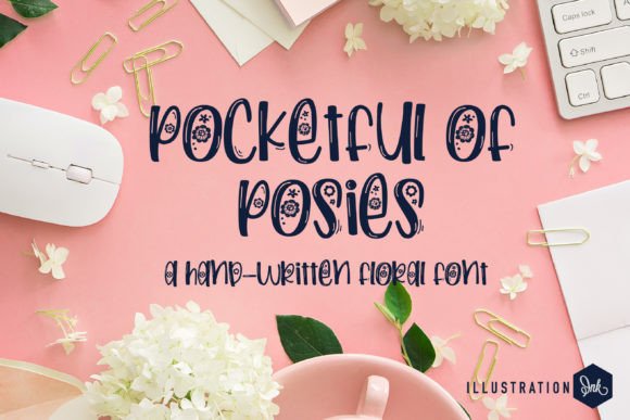 Pocketful of Posies: A Charming Handwritten Font for Crafters
