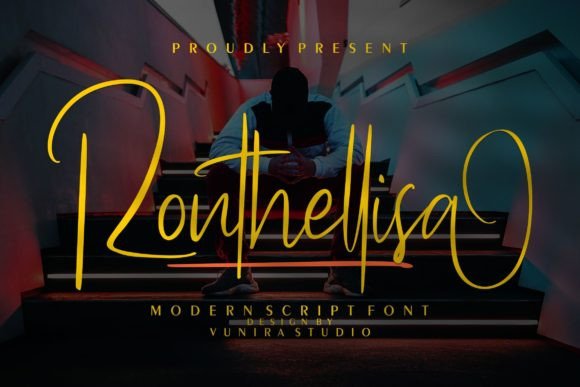 Ronthellisa: The Script Font That Elevates Campaign Visuals
