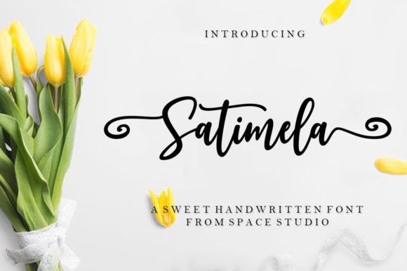 Satimela: The Script Font That Elevates Campaign Visuals