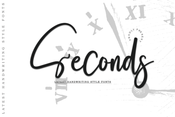 Seconds Font: A Handwritten Typeface for Makers