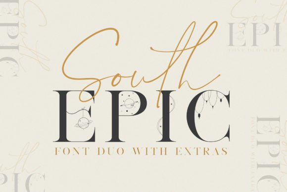 South Epic Duo: A Typeface That Elevates Your Brand