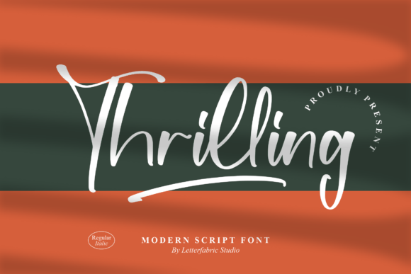 Thrilling: A Modern Handwritten Font for Editorial Design