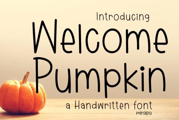 Upgrade Your Brand with the Welcome Pumpkin Font