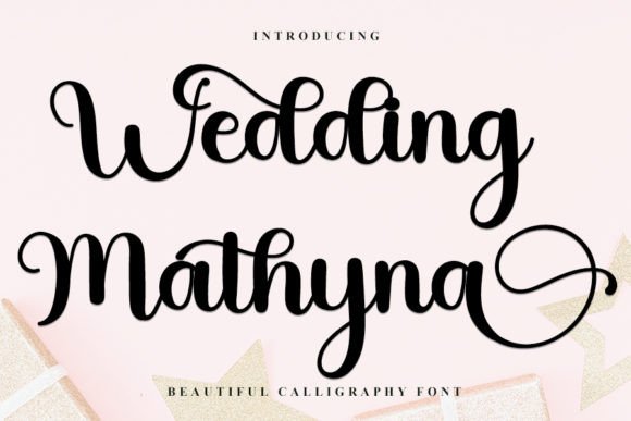 Wedding Mathyna: A Refined Script Font for Web Design