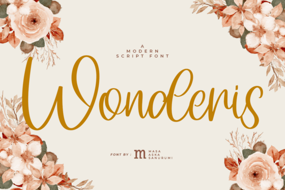 Wonderis: A Script Typeface for Modern Editorial Design