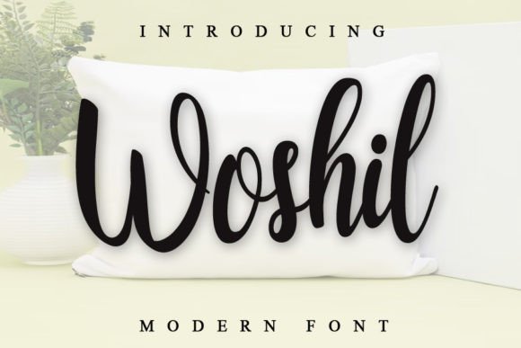 Woshil: The Script Font That Stops the Scroll