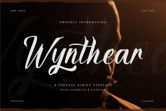 Wynthear: The Vintage Script Font That Elevates Campaign Visuals